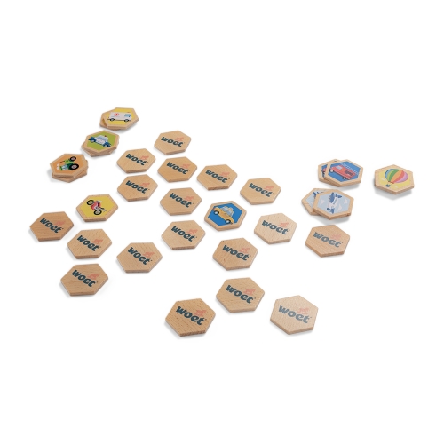 The Kid game developing memory Transport, New Classic Toys, wooden, art. 10831 / Educational Toys № 4