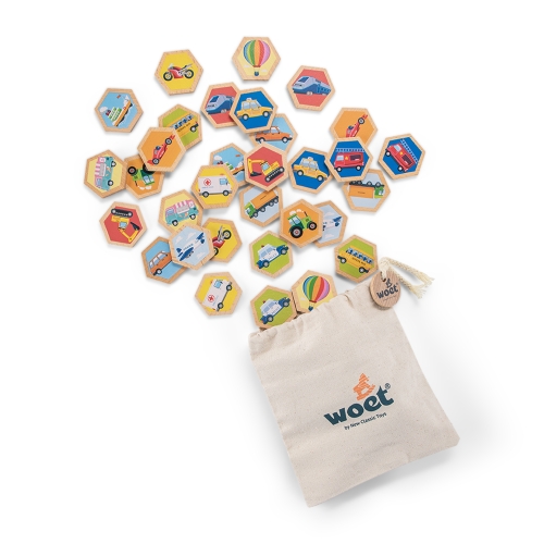 The Kid game developing memory Transport, New Classic Toys, wooden, art. 10831 / Educational Toys № 5