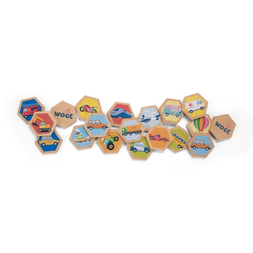 The Kid game developing memory Transport, New Classic Toys, wooden, art. 10831 / Educational Toys № 7