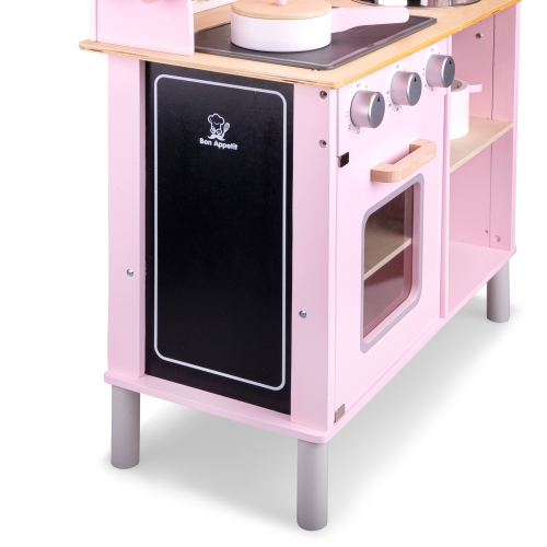 Kid play kitchen New Classic Toys, Modern series, pink / Play Sets № 4 Kids Republic Kid play kitchen New Classic Toys, Modern series, pink / Play Sets № 4