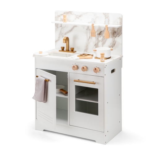 Игрушка Мини-кухня белая с мрамором, New Classic Toys (10427) / Игровые наборы № 5 Kids Republic Игрушка Мини-кухня белая с мрамором, New Classic Toys (10427) / Игровые наборы № 5