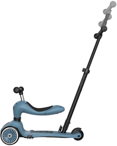 Scooter Scoot and Ride series Highwaykick-1 Push and Go gray-blue, up to 5 years, Globber (00713) / Balance Bikes № 3