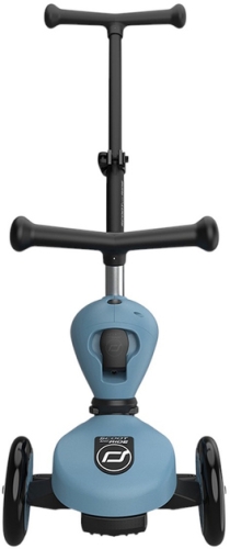 Scooter Scoot and Ride series Highwaykick-1 Push and Go gray-blue, up to 5 years, Globber (00713) / Balance Bikes № 4