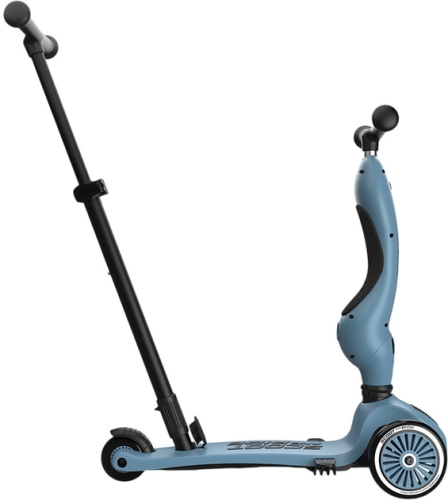 Scooter Scoot and Ride series Highwaykick-1 Push and Go gray-blue, up to 5 years, Globber (00713) / Balance Bikes № 11