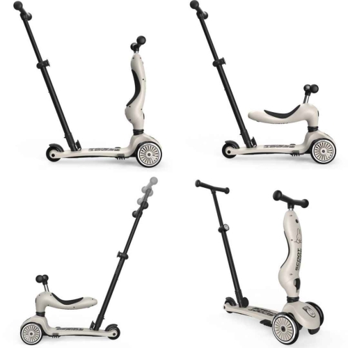 Самокат Scoot and Ride серії Highwaykick-1 Push and Go Miffy світло-сірий, до 5 років / Самокати № 6