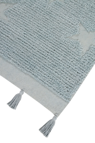 Коврик для детской Lorena Canals Hippy Stars Aqua Blue, 120х175 см / Коврики в детскую № 11