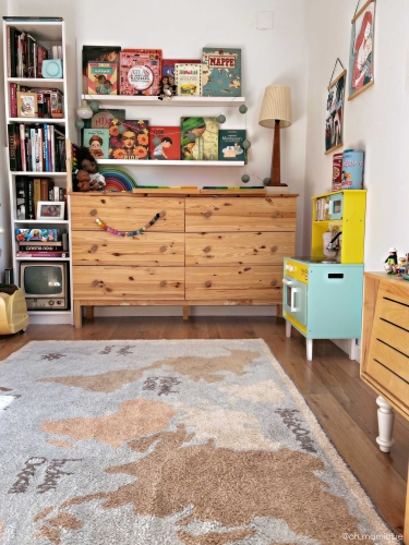 Килим для дитячої кімнати Vintage Map 140 x 200 cm, Lorena Canals (52384) / Коврики в дитячу № 20