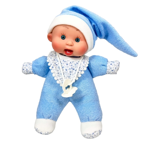 Пупс, серия SOFT DOUDOU, в голубой одежде в коробке, 26см, Nines d`Onil (04521) / Куклы Kids Republic Пупс, серия SOFT DOUDOU, в голубой одежде в коробке, 26см, Nines d`Onil (04521) / Куклы