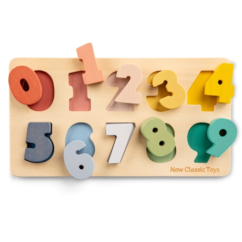 Toy puzzle Numbers from 0 to 9, New Classic Toys (05426) / Puzzle № 2 Kids Republic Toy puzzle Numbers from 0 to 9, New Classic Toys (05426) / Puzzle № 2