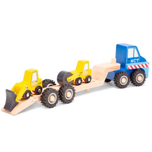Toy Truck with 2 Construction Vehicles, New Classic Toys (19614) / Play Sets № 2 Kids Republic Toy Truck with 2 Construction Vehicles, New Classic Toys (19614) / Play Sets № 2
