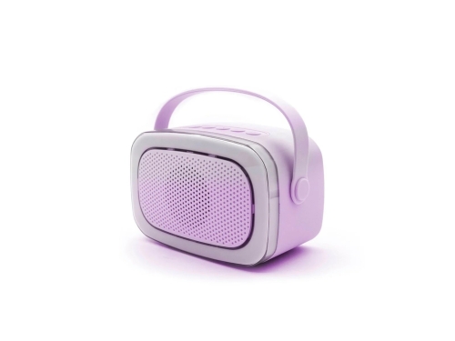 Караоке с подсветкой и двумя микрофонами, фиолетовый, Lalarma (26682) / Караоке микрофоны № 3