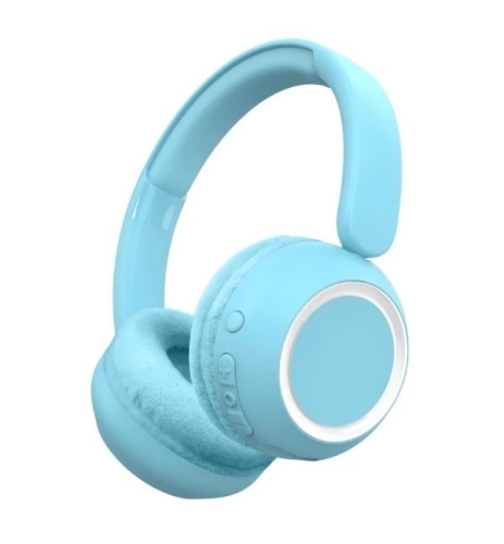 Беспроводные наушники с подсветкой для детей, синие, Lalarma (26750) / Наушники