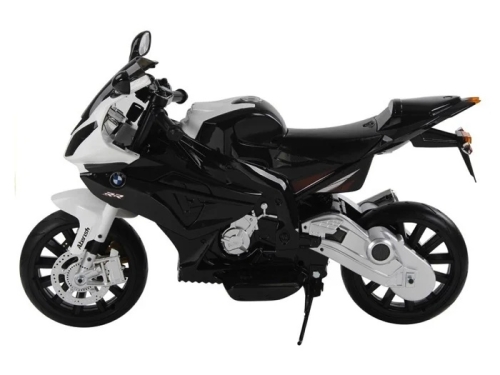 Детский игрушечный мотоцикл с электроприводом BMW S1000, черный, ROLLZONE (61302) / Электромобили № 4 Kids Republic Детский игрушечный мотоцикл с электроприводом BMW S1000, черный, ROLLZONE (61302) / Электромобили № 4