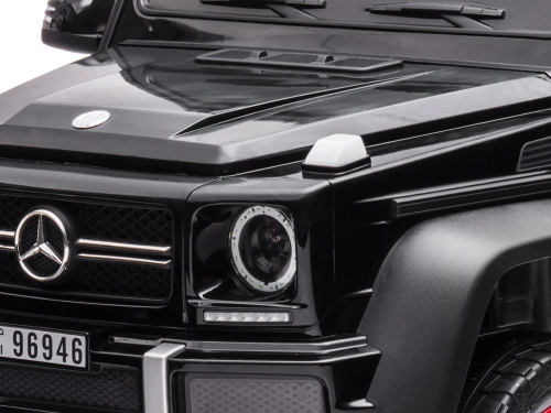 Детский электрический игрушечный автомобиль Mercedes-Benz G63 черного цвета, ROLLZONE (29777) / Электромобили № 7
