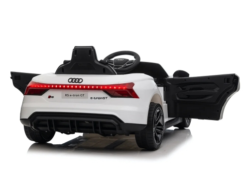 Детский электрический игрушечный автомобиль Audi RS E-Tron GT белого цвета, ROLLZONE (15119) / Электромобили № 7