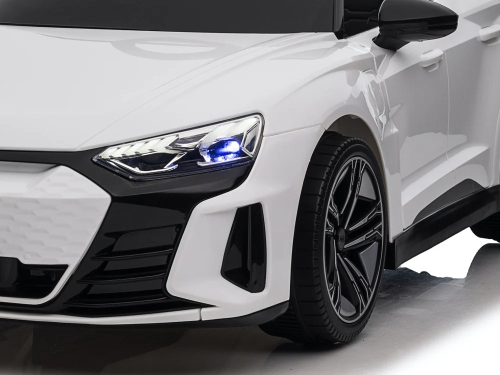 Детский электрический игрушечный автомобиль Audi RS E-Tron GT белого цвета, ROLLZONE (15119) / Электромобили № 8