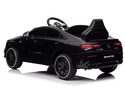 Детский электрический игрушечный автомобиль Mercedes CLA 45 S AMG черного цвета, ROLLZONE (87759) / Электромобили № 4