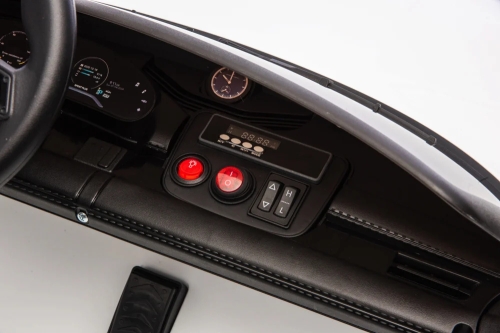 Детский электрический игрушечный автомобиль Porsche Taycan Turbo S двухместный белый, ROLLZONE (48393) / Электромобили № 9