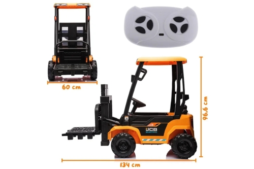 Детский игрушечный погрузчик с электроприводом JCB Elektrische Heftruck, ROLLZONE (75157) / Электромобили № 11