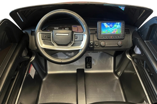 Детский электрический игрушечный автомобиль Range Rover, двухместный, серый, ROLLZONE (74333) / Электромобили № 8