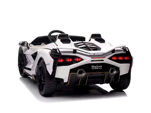 Детский электрический игрушечный автомобиль Lamborghini Sian, двухместный, белый, ROLLZONE (91262) / Электромобили № 5 Kids Republic Детский электрический игрушечный автомобиль Lamborghini Sian, двухместный, белый, ROLLZONE (91262) / Электромобили № 5