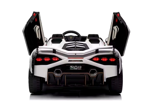 Детский электрический игрушечный автомобиль Lamborghini Sian, двухместный, белый, ROLLZONE (91262) / Электромобили № 6 Kids Republic Детский электрический игрушечный автомобиль Lamborghini Sian, двухместный, белый, ROLLZONE (91262) / Электромобили № 6