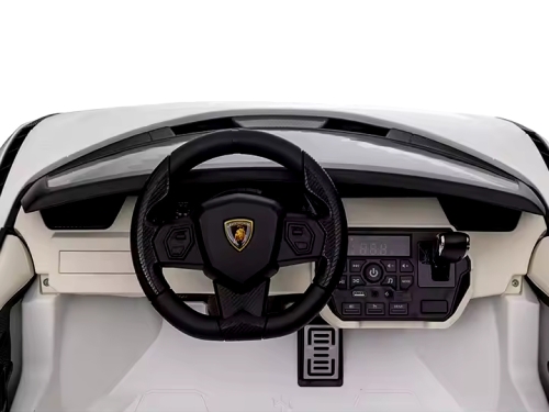 Детский электрический игрушечный автомобиль Lamborghini Sian, двухместный, белый, ROLLZONE (91262) / Электромобили № 7 Kids Republic Детский электрический игрушечный автомобиль Lamborghini Sian, двухместный, белый, ROLLZONE (91262) / Электромобили № 7