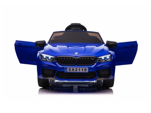 Детский электрический игрушечный автомобиль BMW M5 синего цвета, ROLLZONE (37502) / Электромобили № 3