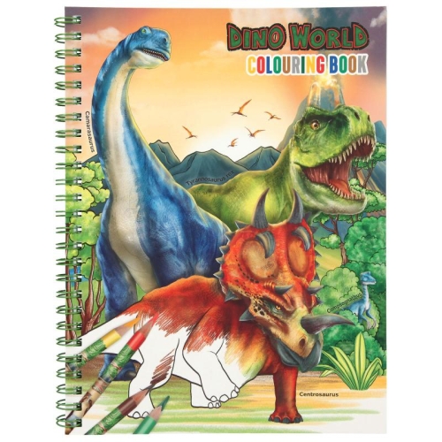 Розмальовка Dino World з кольоровими олівцями, Depesche (11385) / Малювання № 2 Kids Republic Розмальовка Dino World з кольоровими олівцями, Depesche (11385) / Малювання № 2