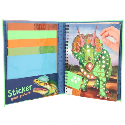 Наліпки Dino World Твоя картинка, Depesche (08750) / Читання та творчість № 3