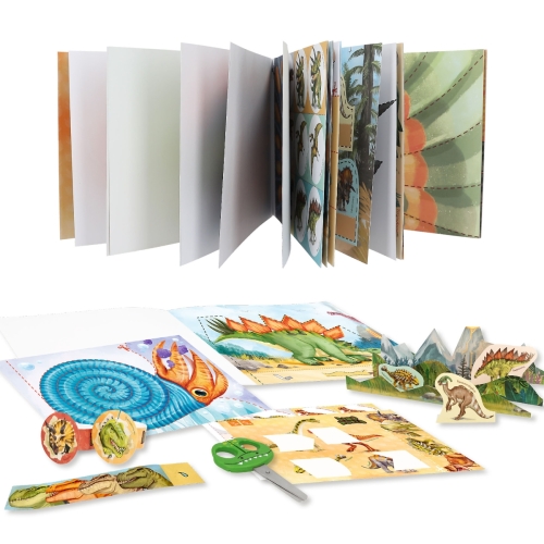 Книга для творчості Dino World Snip Snap з ножицями, Depesche (12133) / Зроби сам № 3