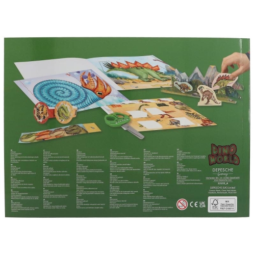 Книга для творчості Dino World Snip Snap з ножицями, Depesche (12133) / Зроби сам № 6