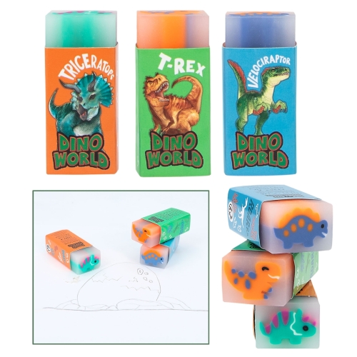 Резинка Dino World, Depesche (12363) / Пеналы и канцелярия Kids Republic Резинка Dino World, Depesche (12363) / Пеналы и канцелярия