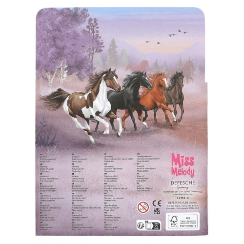 Mini sticker album Miss Melody, Depesche (47698) / Stationery № 6