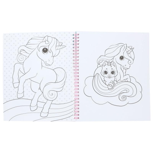 Glitter coloring page Ylvi Unicorn, Depesche (12492) / Drawing № 4 Kids Republic Glitter coloring page Ylvi Unicorn, Depesche (12492) / Drawing № 4