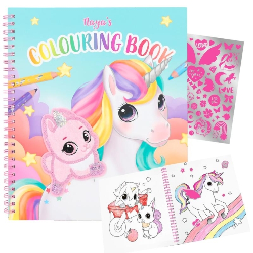 Glitter coloring page Ylvi Unicorn, Depesche (12492) / Drawing Kids Republic Glitter coloring page Ylvi Unicorn, Depesche (12492) / Drawing
