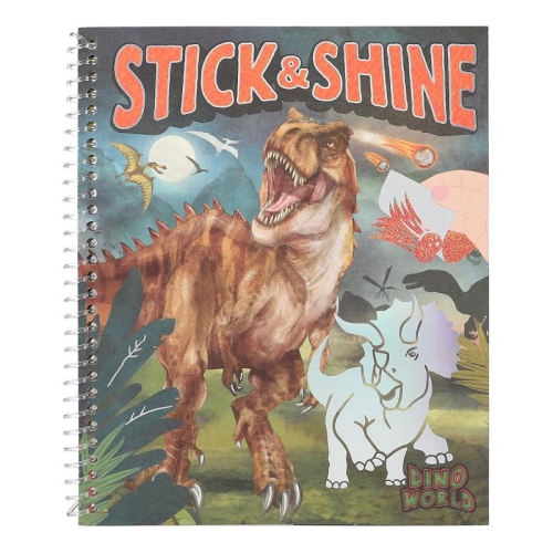 Dino World Stick and Shine Art Album, Depesche (54566) / Reading and Creativity № 2 Kids Republic Dino World Stick and Shine Art Album, Depesche (54566) / Reading and Creativity № 2