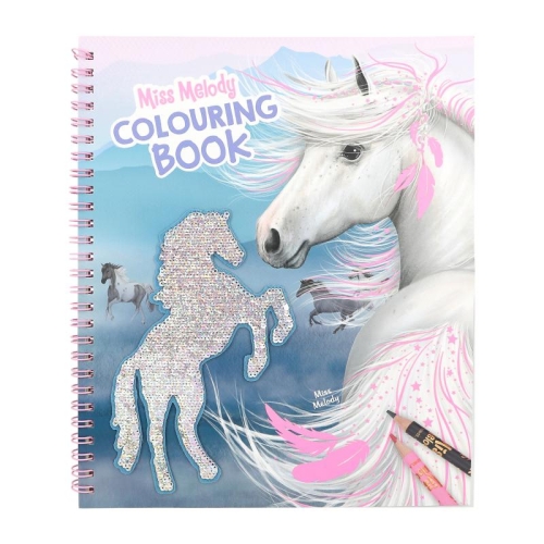 Miss Melody coloring book with double-sided glitter, Depesche (66934) / Stationery № 2 Kids Republic Miss Melody coloring book with double-sided glitter, Depesche (66934) / Stationery № 2