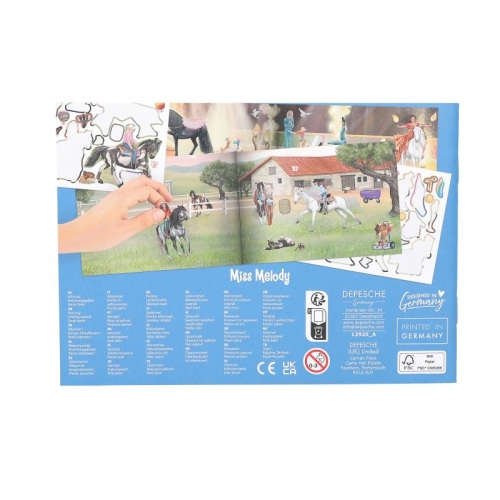 Альбом для творчості Miss Melody Світ наліпок, Depesche (76162) / Канцелярія № 5