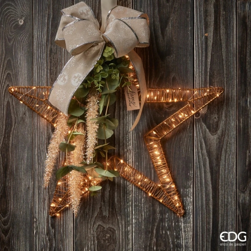 Світильник Зірка світлодіодний діаметр 50см, Enzo De Gasperi (EDG Italy) 05971 / Новорічний декор № 2