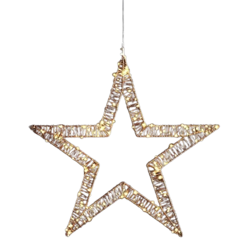 Світильник Зірка світлодіодний діаметр 50см, Enzo De Gasperi (EDG Italy) 05971 / Новорічний декор