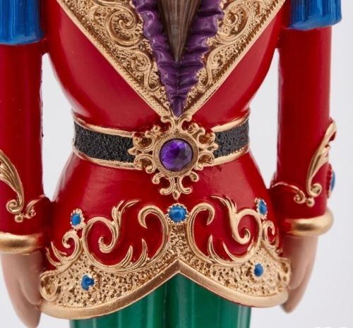 Декор різдвяний солдатик висота 35см, Enzo De Gasperi (EDG Italy) 83672 / Новорічний декор № 2