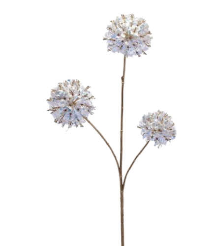 Декор гілка калини золотиста висота 98см, Enzo De Gasperi (EDG Italy) 57946 / Новорічний декор