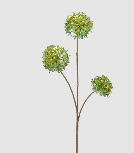 Декор гілка калини зелена висота 98см, Enzo De Gasperi (EDG Italy) 57984 / Новорічний декор № 4