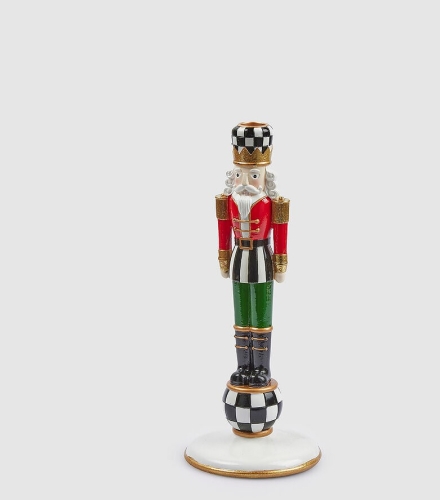 Підсвічник Лускунчик висота 31см, Enzo De Gasperi (EDG Italy) 03223 / Новорічний декор № 2