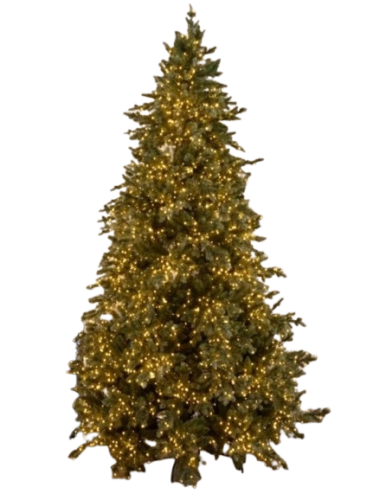 Ялинка світлодіодна сріблясто-зелена 8500 мініламп LED висота 300см, Enzo De Gasperi (EDG Italy) 07139 / Новорічний декор