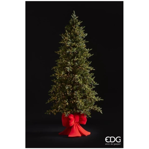 Підставка під ялинку Оксамитовий бант червоний висота 57см, Enzo De Gasperi (EDG Italy) 16643 / Новорічний декор № 2