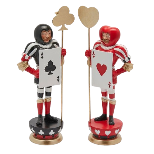 Підсвічник Карткові вартові висота 35см в асортименті, Enzo De Gasperi (EDG Italy) 31087 / Новорічний декор