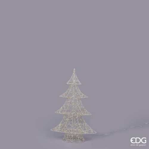 Ялинка світлодіодна з перлинами золота 500 мікроламп LED висота 80см, Enzo De Gasperi (EDG Italy) 46722 / Новорічний декор № 3