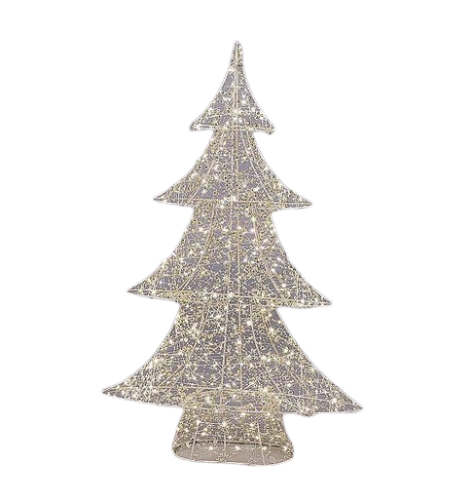 Ялинка світлодіодна з перлинами золота 500 мікроламп LED висота 80см, Enzo De Gasperi (EDG Italy) 46722 / Новорічний декор